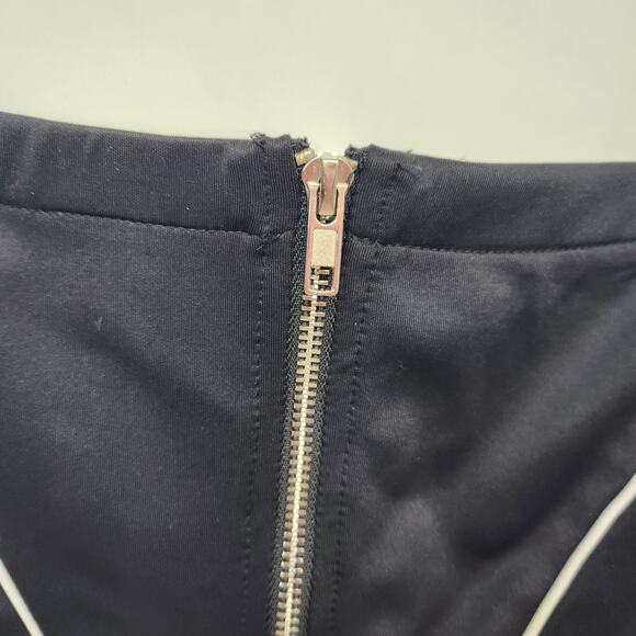 NWT Shane Justin Runway Black White Zip-Around Brief Women's L - Picture 6 of 11